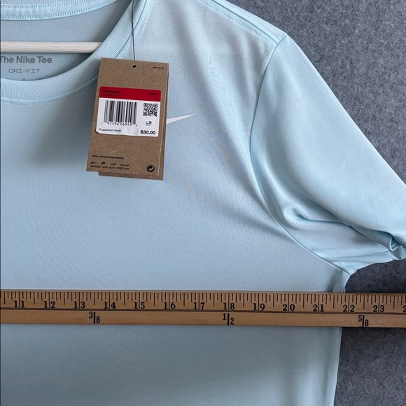 NWT Nike Dri-Fit Womens Training Top L Sky Blue - Picture 5 of 12